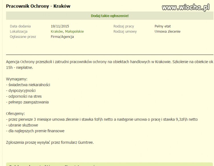 Stawka pracownicza czy jednak żart ? 