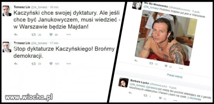 Tomcio chce Majdanu w Warszawie