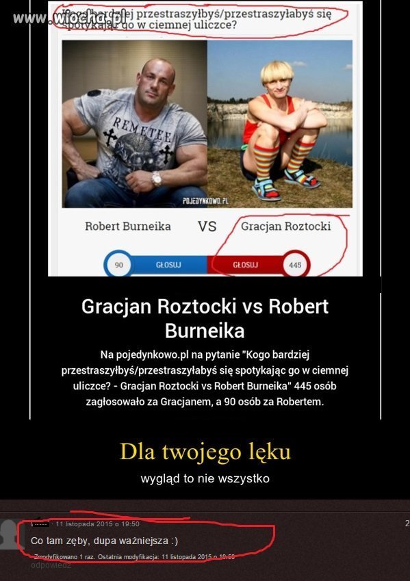 Gracjan vs Robert