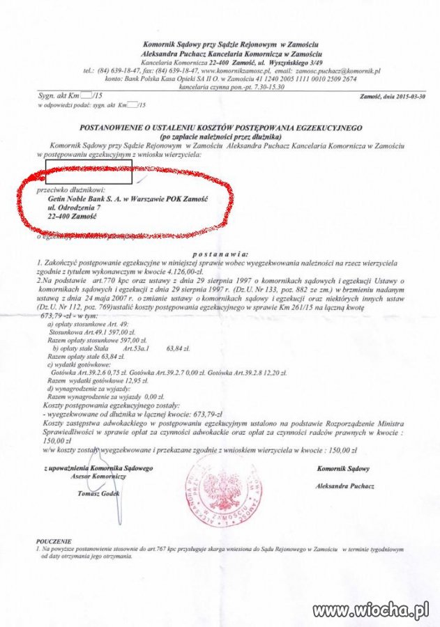 Nosił wilk razy kilka.. ponieśli i wilka!!!