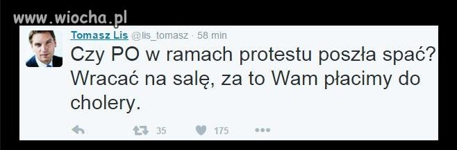 Tomasz Lis mówi jak jest.
