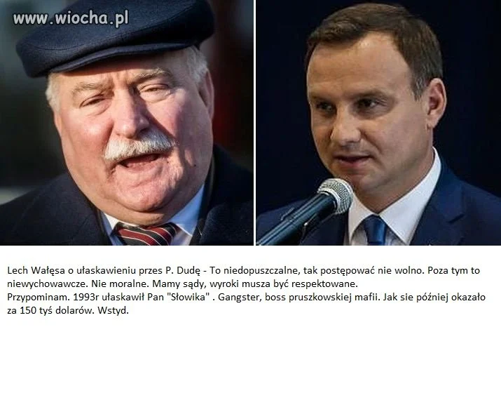 Wałęsa VS Duda