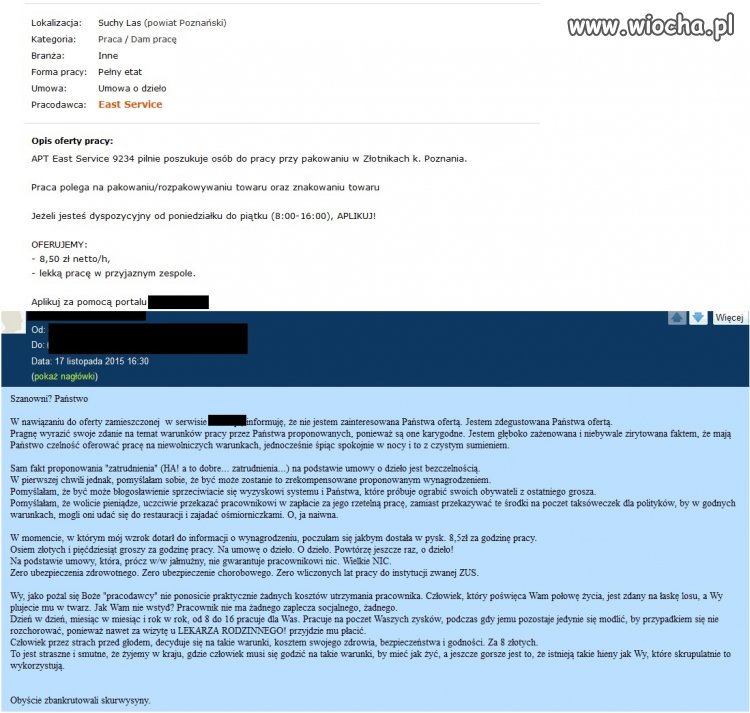 Takie oferty pracy, tylko w Polsce