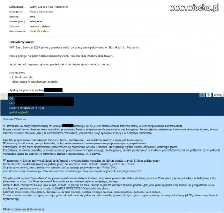 Takie oferty pracy, tylko w Polsce