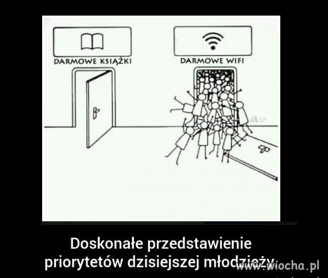 Priorytet dzisiejszej młodzieży.