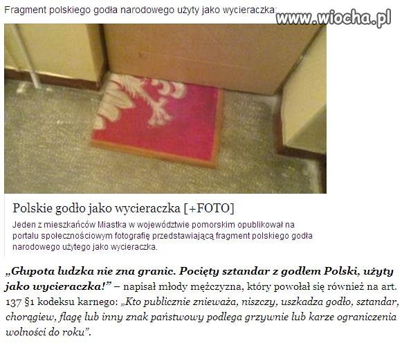 Głupota ludzka nie zna granic. art. 137 §1 kk