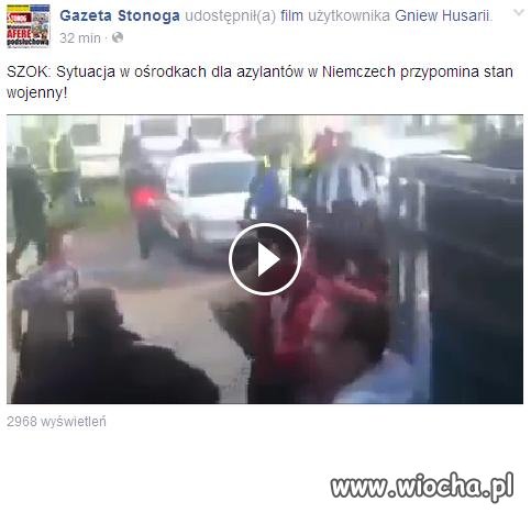 Sytuacja w ośrodkach przypomina stan wojenny