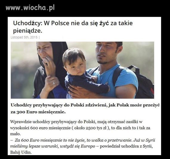 Tymczasem uchodźcy odkrywają Polskę 