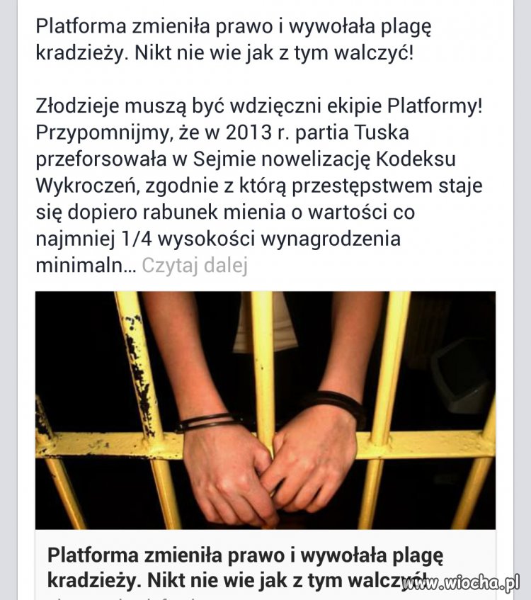 Hej Platfusy po co wam ta ustawa była ?