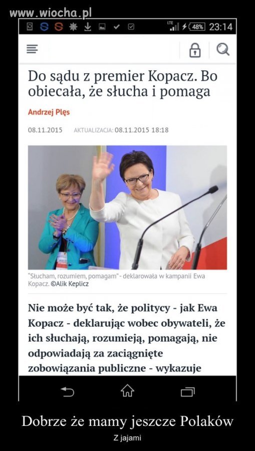 Do sądu z nią