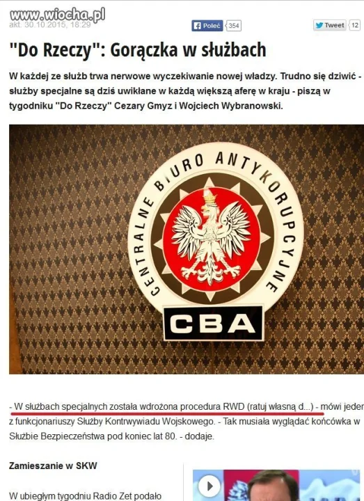 Tajna procedura RWD