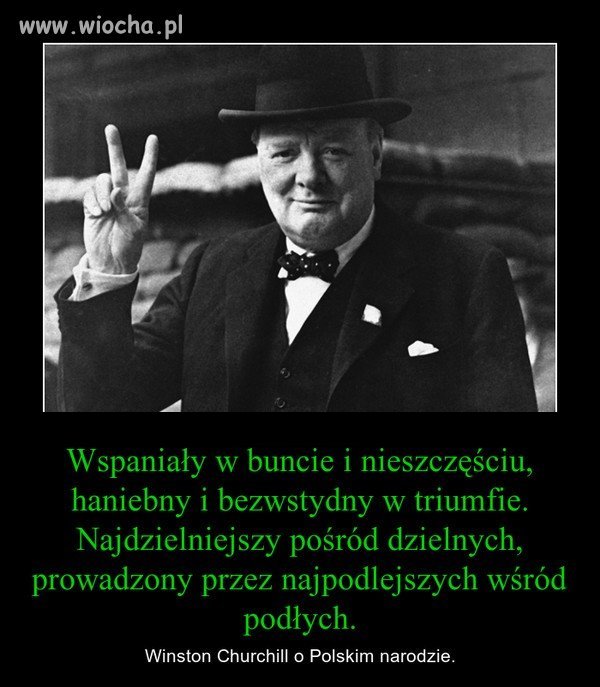 Churchill o Polakach...