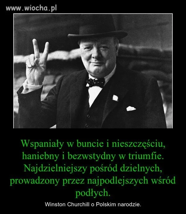 Churchill o Polakach...