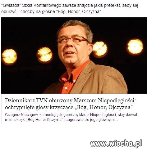 Dziennikarz TVN oburzony Marszem Niepodległości
