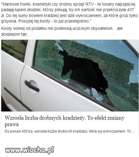 W Polsce najlepszy zawód to złodziej.