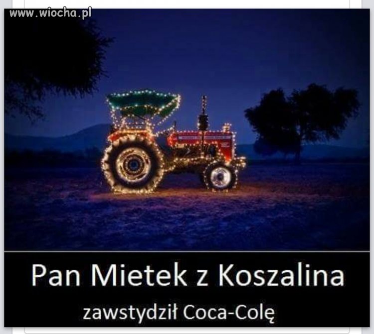 Pan Mietek zawstydził Coca Cole 