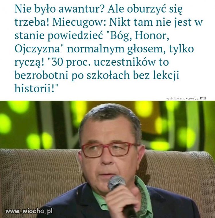 Następny ze swoimi mądrościami...