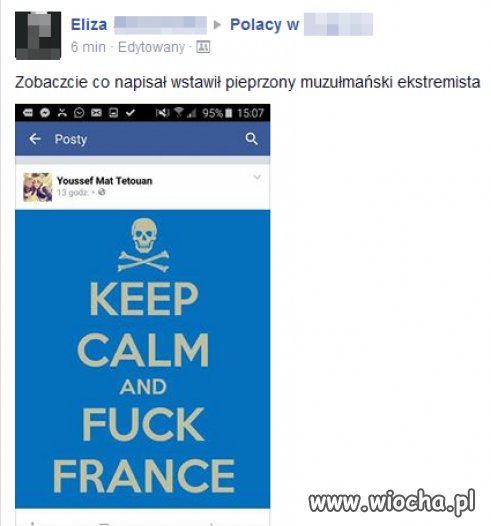 A tak muzułmanie solidaryzują się z Francją