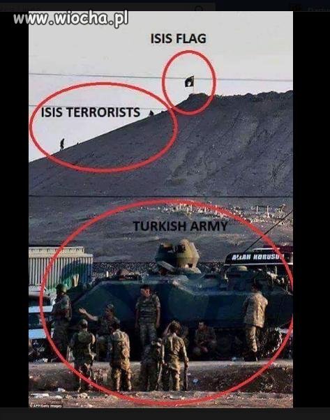 Niech mi ktoś powie że Turcja nie wspiera ISIS.