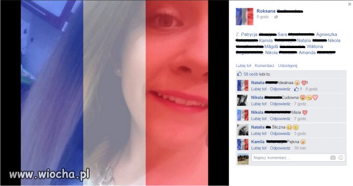 Moda na flagę na Facebooku