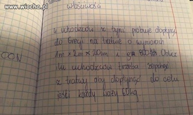 Zadanie z fizyki