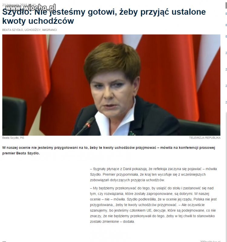 A w TV głównego ścieku cisza...