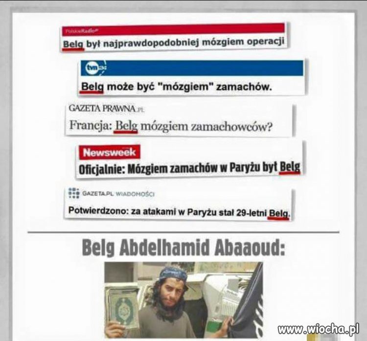 ISLAMISTA Muzułmanin a nie prawdopodobnie Belg!