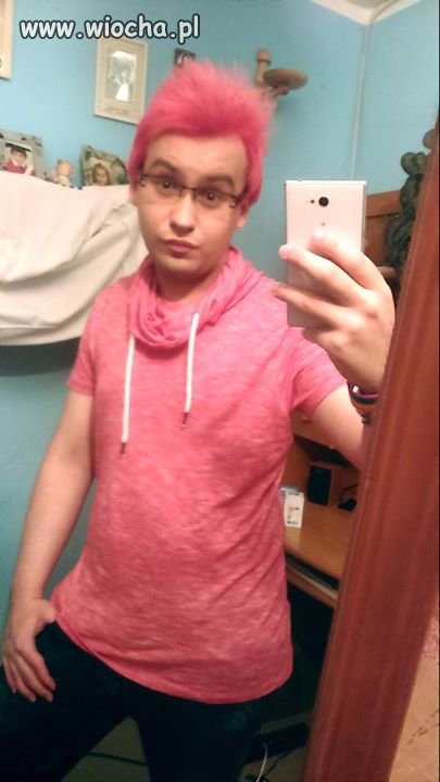 Różowy dziuniek