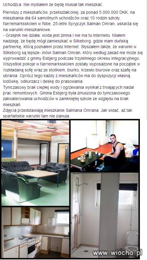 Uchodźca:w tak strasznych warunkach muszę mieszkać