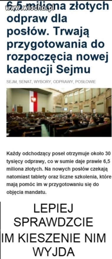 żeby potem znowu nie było