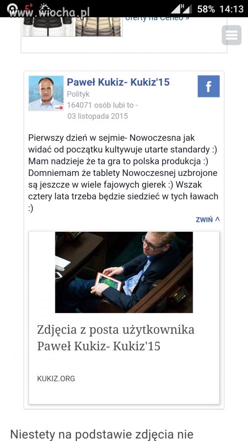 Już po wyborach, więc wracamy do rzeczywistości.