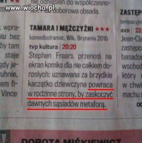 To ci metafora