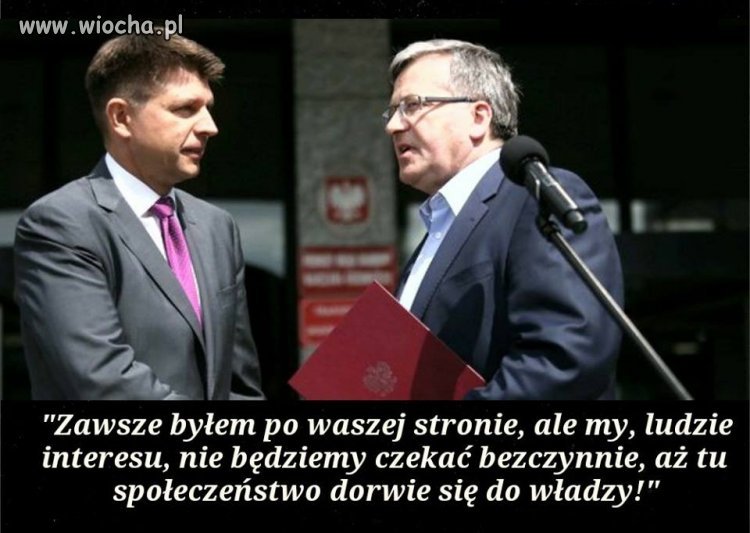 Pan Petru obecnie jest w każdych mediach...