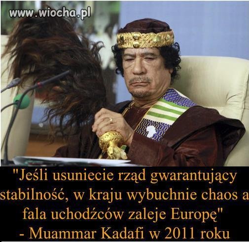 Jak powiedział. Tak się stało. 