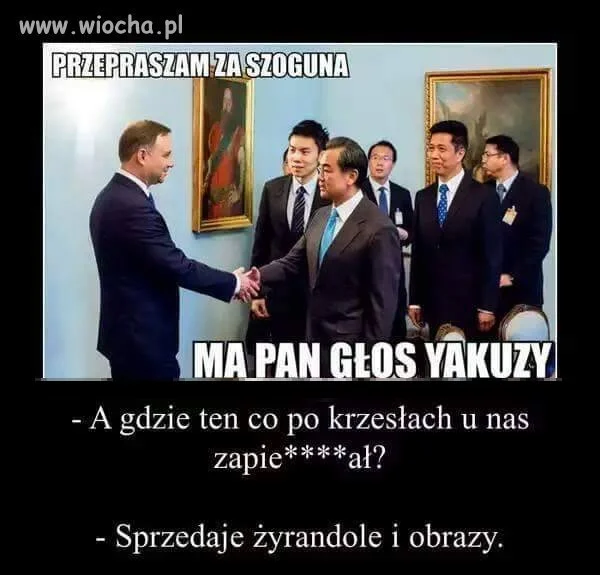 Różnica,był prawie prezydent