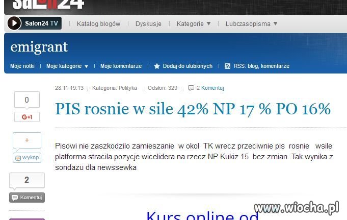 Pewnie jak dla newsweeka to i tak zaniżony