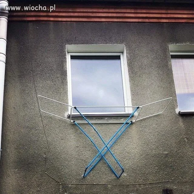 A pranie wieszam za oknem 