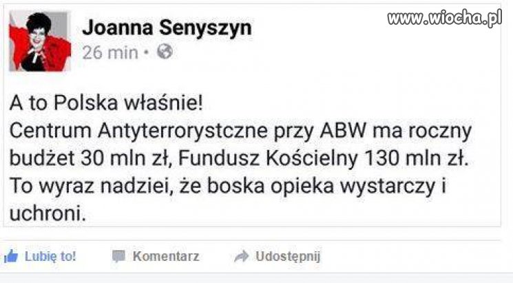 To w razie zamachu leżymy i kwiczymy. 