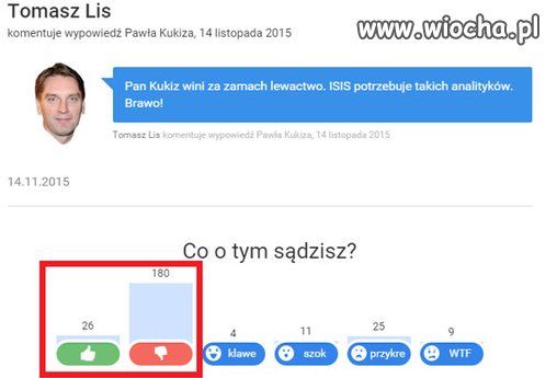 Z cyklu: lewackie "mądrości".
