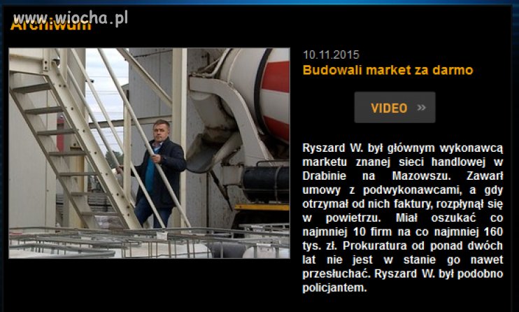 Od dwóch lat nawet go nie przesłuchali