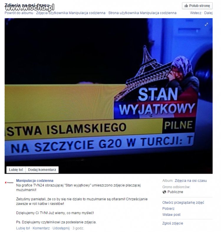 W TVN to muzułmanki płaczą