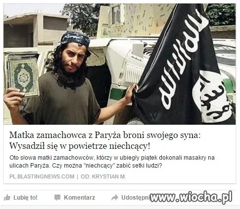 "Niechcący zabił 129 osób" 