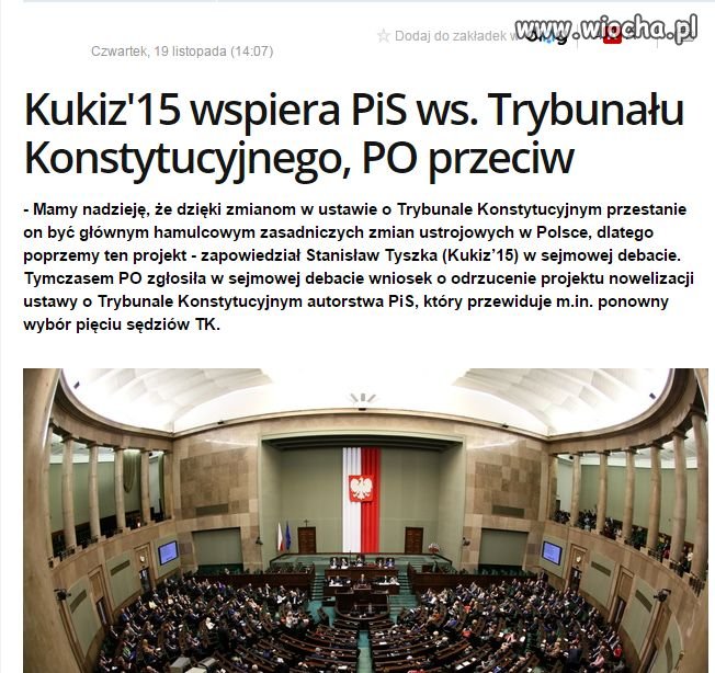 Normalnie szok, Polacy nie chcą zmian!