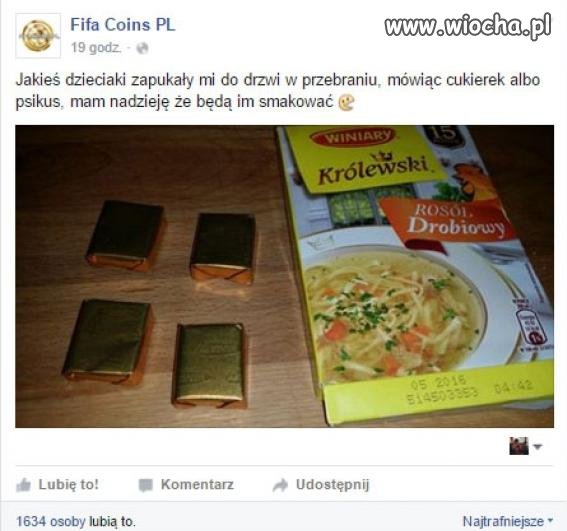 Cukierek albo psikus.
