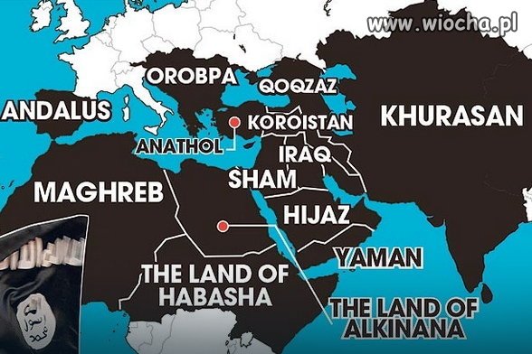 "Państwo Islamskie pokazało nową mapę ...