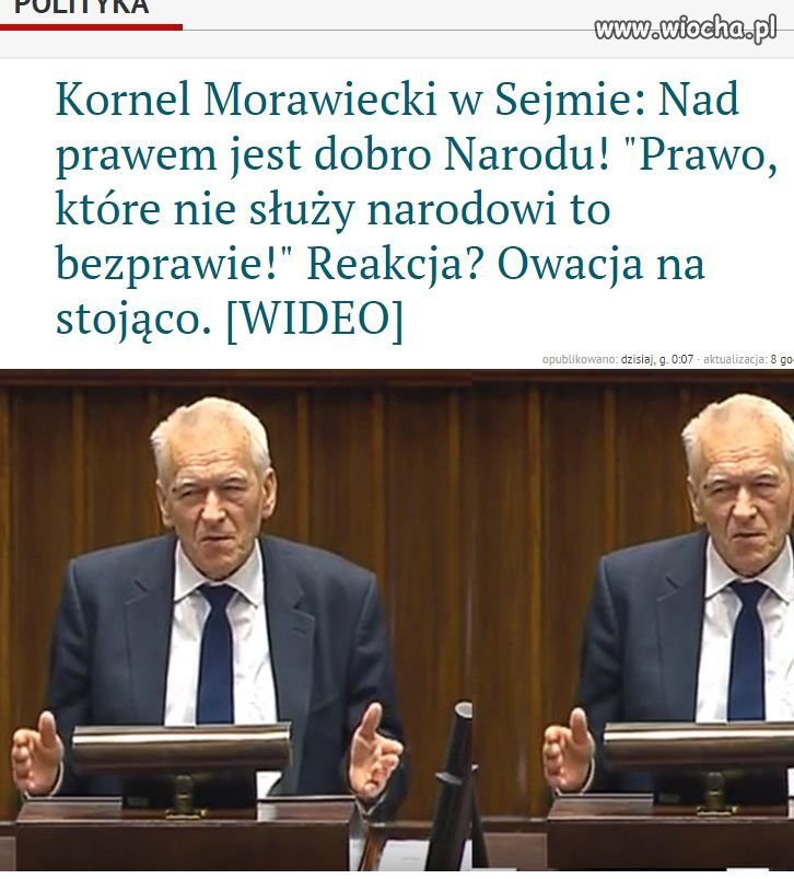 Czy ktoś to widział w wiadomościach? Nie!
