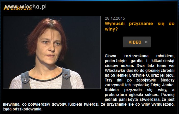 Policja zrobiła z niej kozła ofiarnego