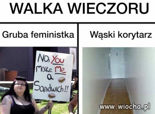 Walka wieczoru.
