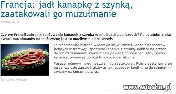 A to świnie.