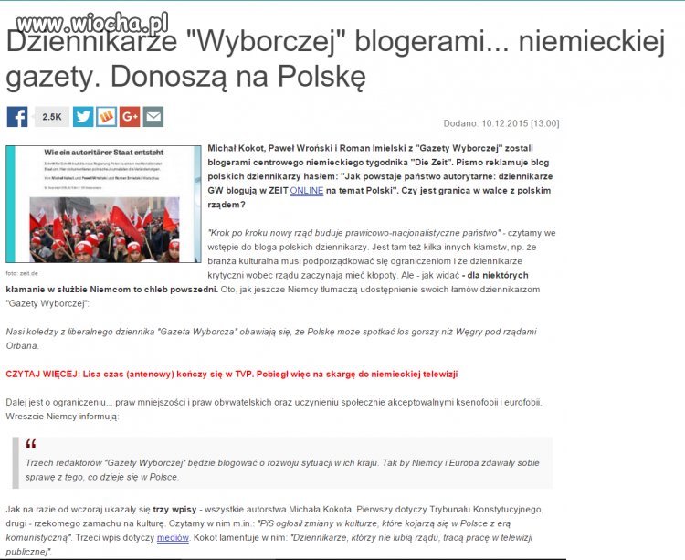 Ścierwa, a nie dziennikarze.